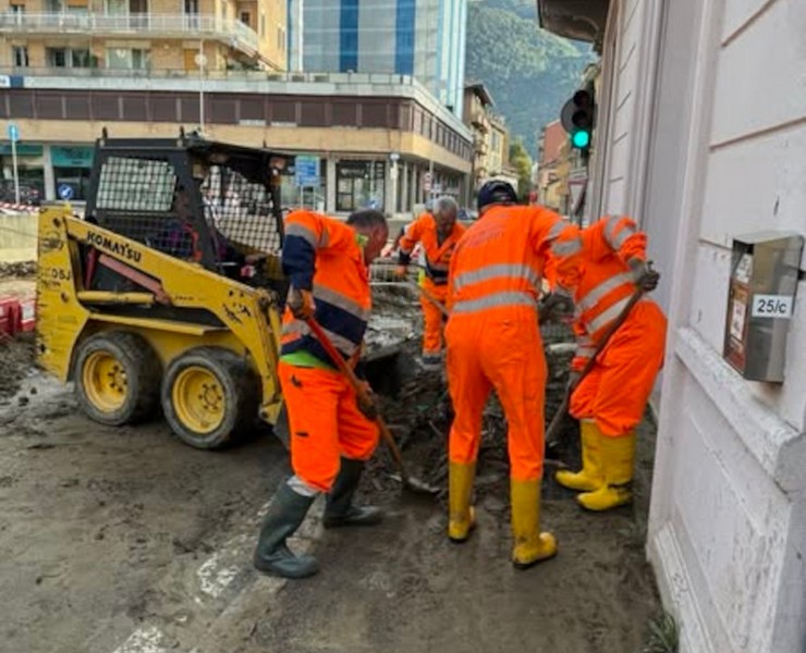 Protezione civile ANA Valchiavenna alluvione Como