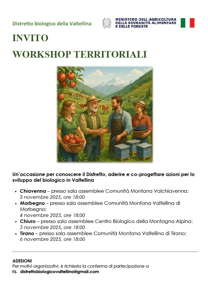 Distretto Valtellina workshop