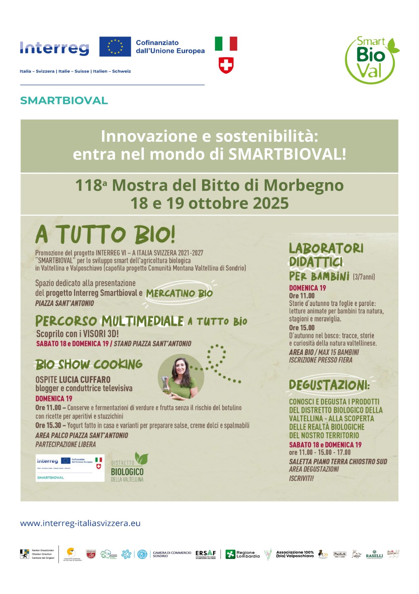 Locandina SMARTBIOVAL mostra bitto