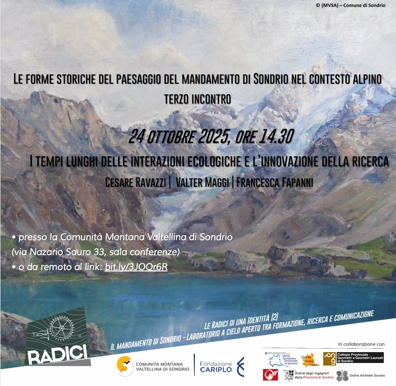 Paesaggio ghiacciai archeologia ricerca Sondrio le radici di una identità