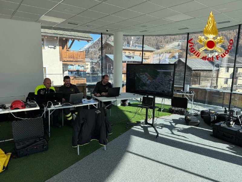 Livigno Vigili del Fuoco esercitazione