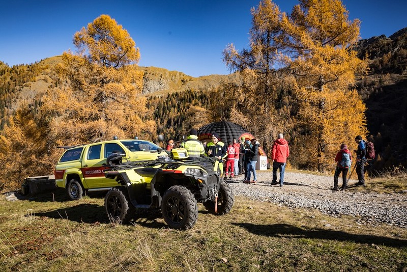 Soccorso alpino nuova baita inaugurazione