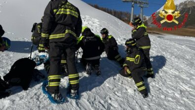 Livigno Vigili del Fuoco esercitazione