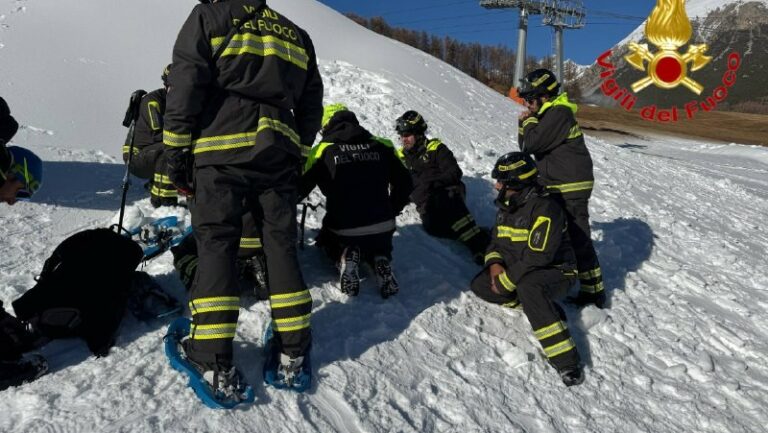 Livigno Vigili del Fuoco esercitazione