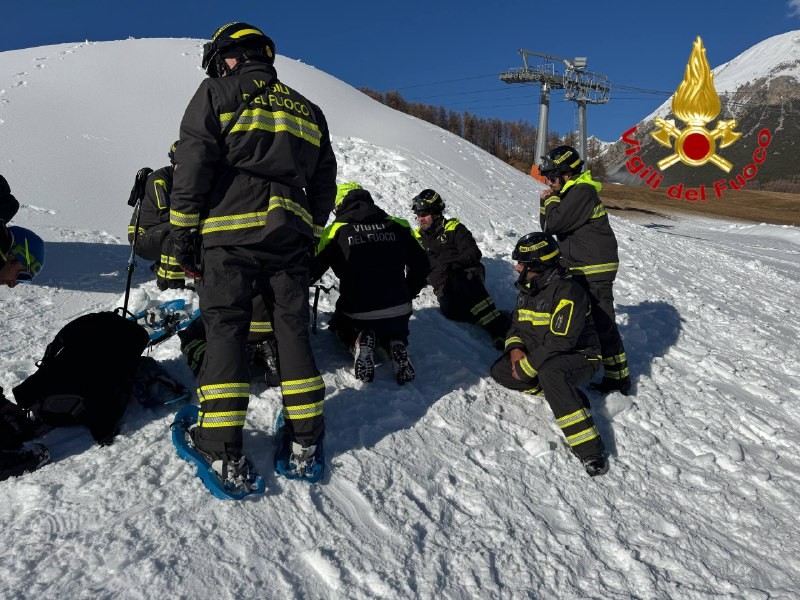 Livigno Vigili del Fuoco esercitazione
