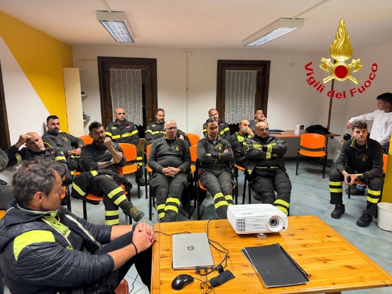 Livigno Vigili del Fuoco esercitazione