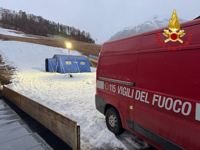 Livigno Vigili del Fuoco esercitazione