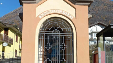 Chiuro cappella votiva restaurata