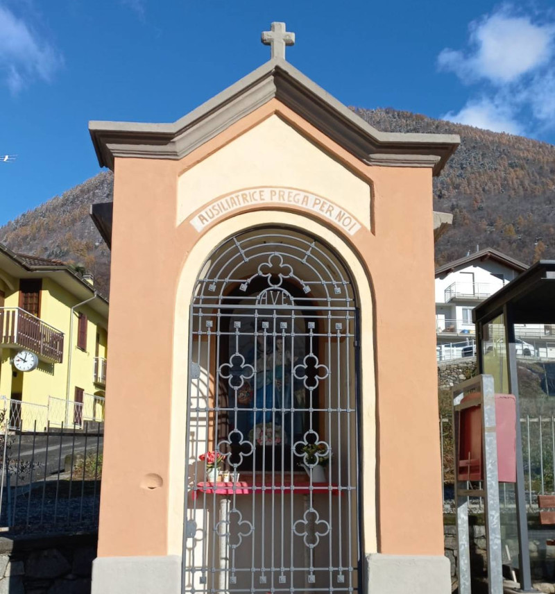 Chiuro cappella votiva restaurata