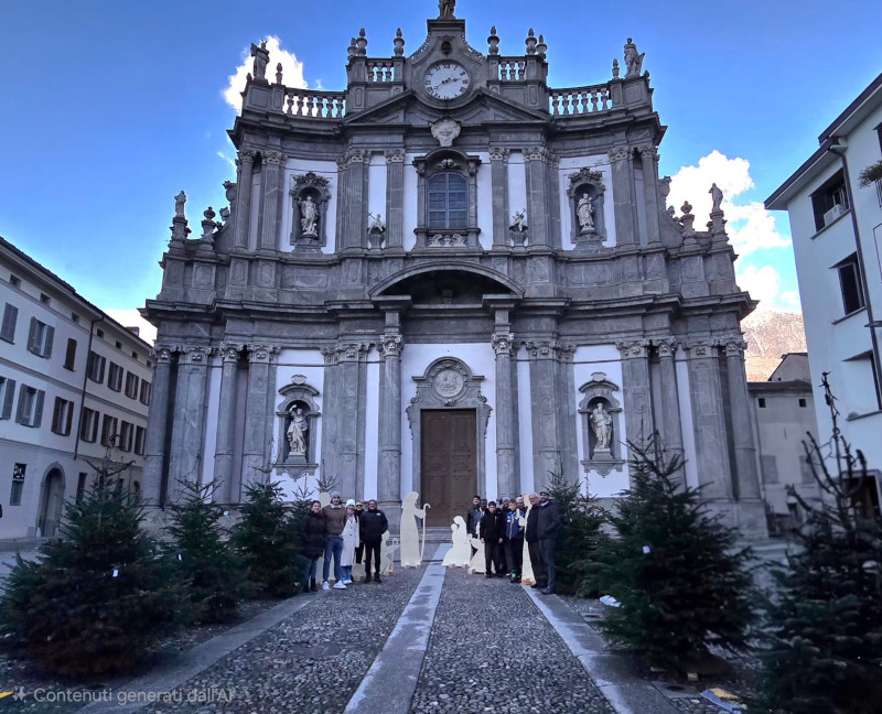 Morbegno allestimento presepe