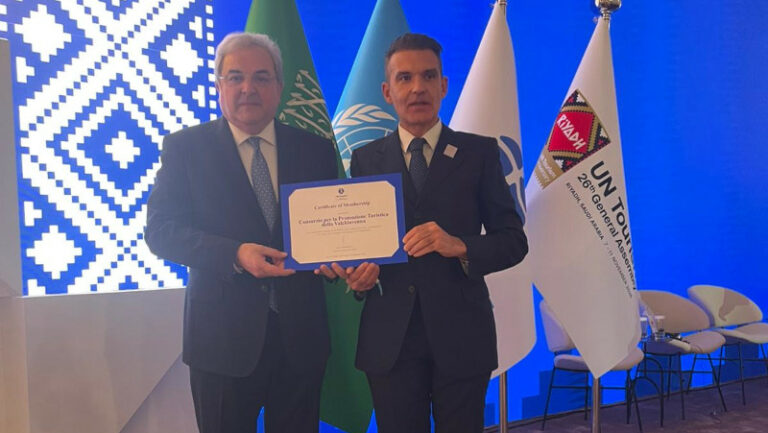 UN Tourism Consorzio Turistico Valchiavenna riconoscimento