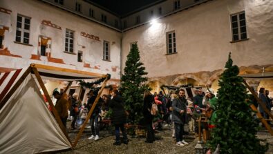 Christmas art Morbegno