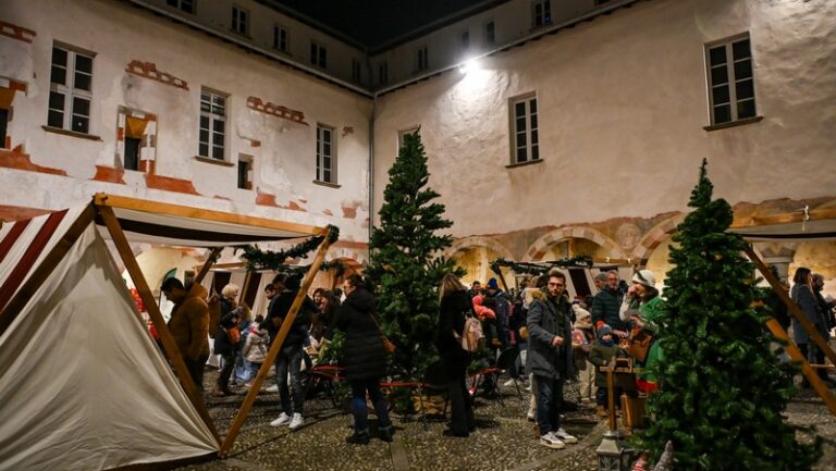 Christmas art Morbegno