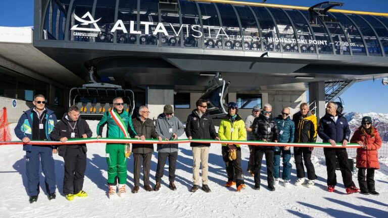 Inaugurazione cabinovia seggiovia altavista