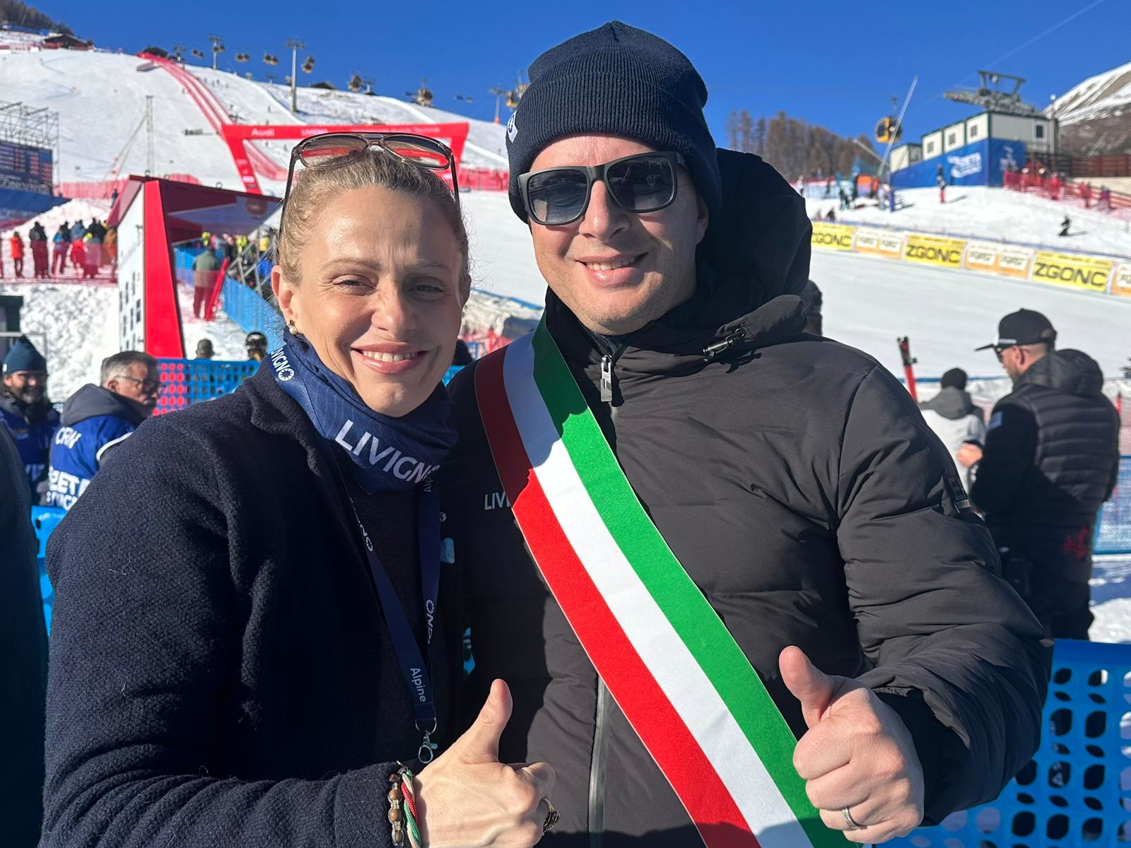 SottosegretarioFedericaPicchiLivigno col sindaco Remo Galli