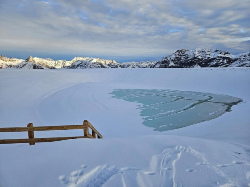 Bacino innevamento Mottolino Livigno