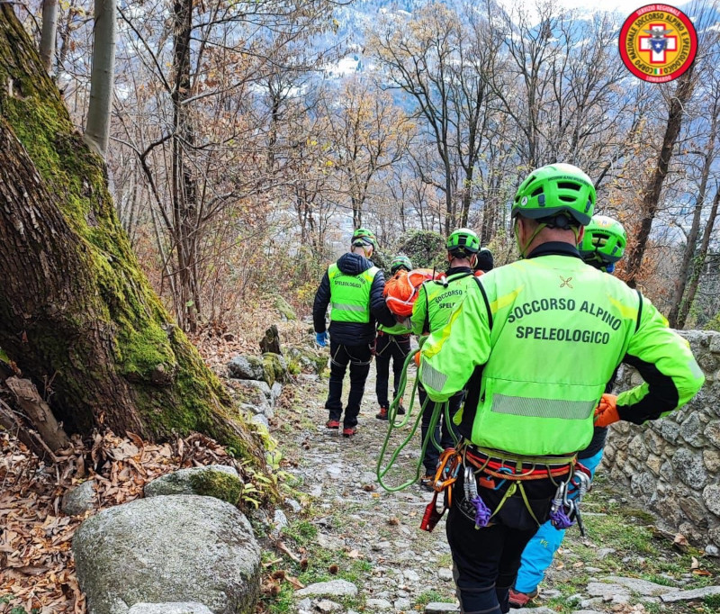soccorso alpino intervento Morbegno