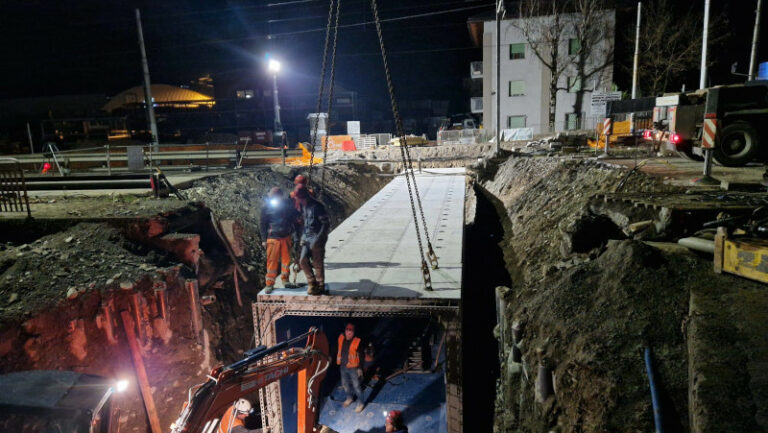 Villa di Tirano sottopasso ferroviario ss38