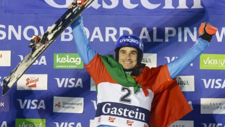 Maurizio Bormolini snowboard slalom parallelo