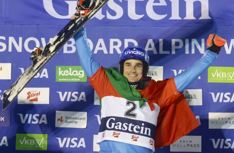 Maurizio Bormolini snowboard slalom parallelo