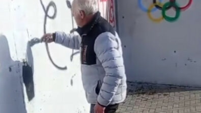 tirano sottopasso vandalismo
