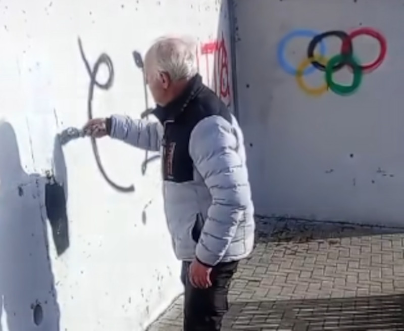 tirano sottopasso vandalismo