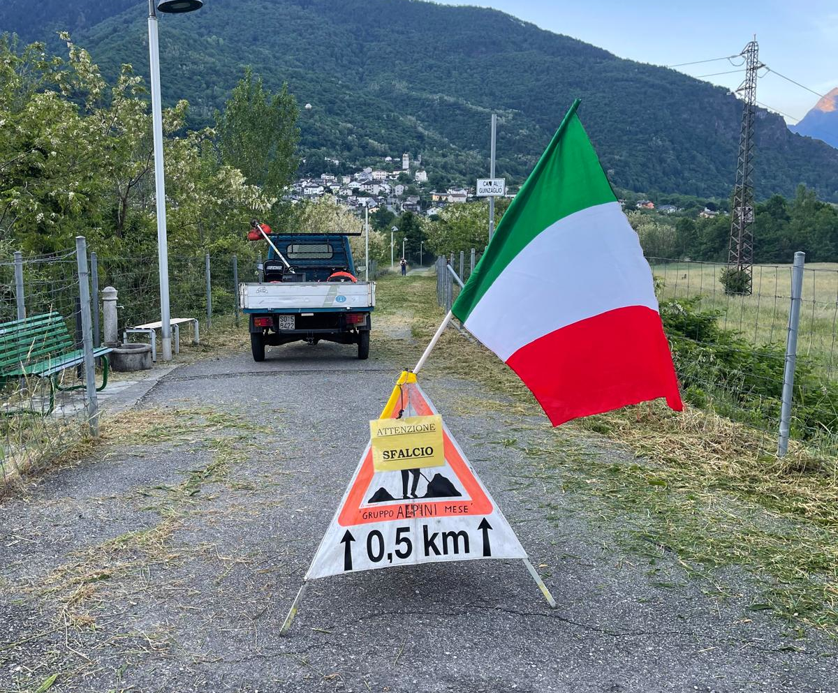 pulizia ciclabile Mese 