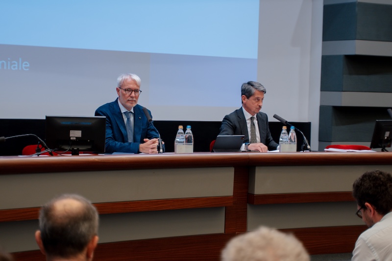 Da sinistra, il Presidente Marco Campanari e il Direttore Generale Giulio Sirtori