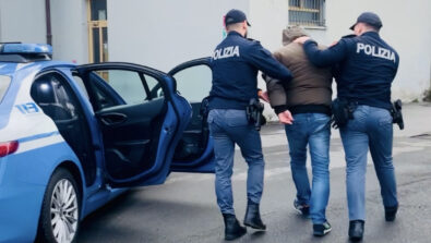L'uomo arrestato dagli agenti della Polizia