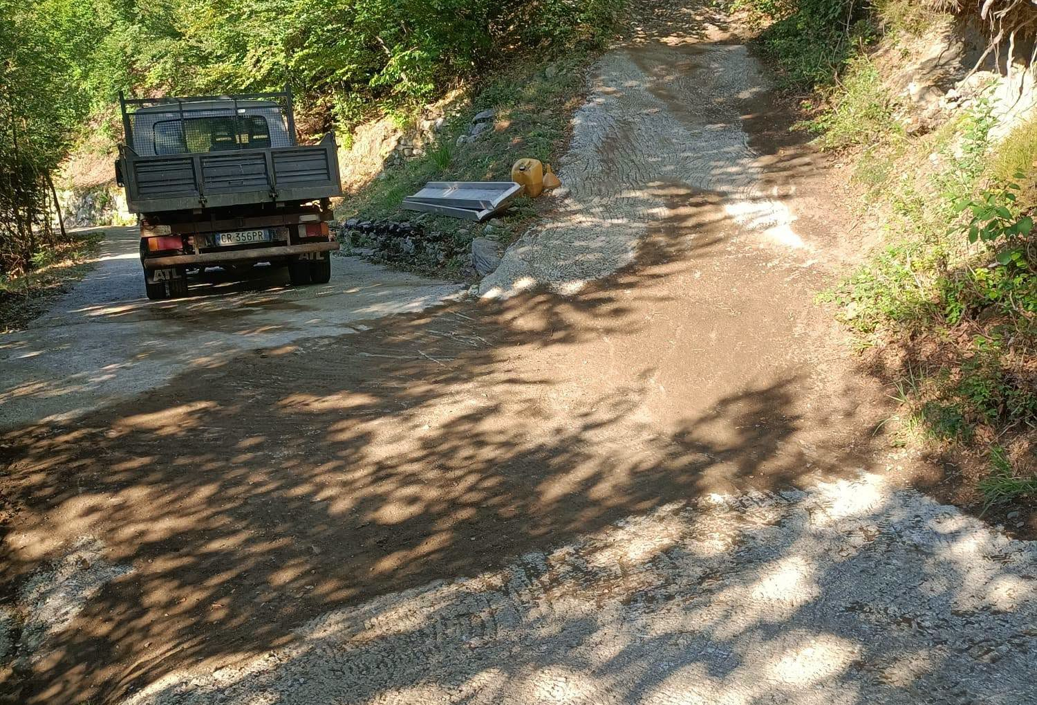 delebio sistemazione strada